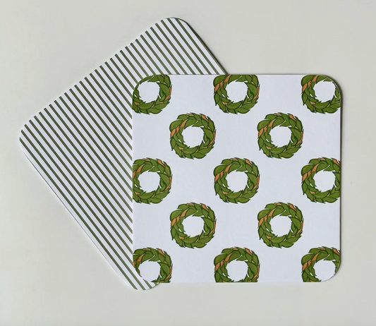 Magnolia Christmas Wreath Coasters