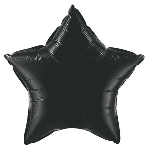 Star Balloon 20" - Onyx Black