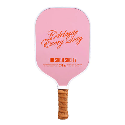 Socially Seri Pickleball Paddle - Pink/Red