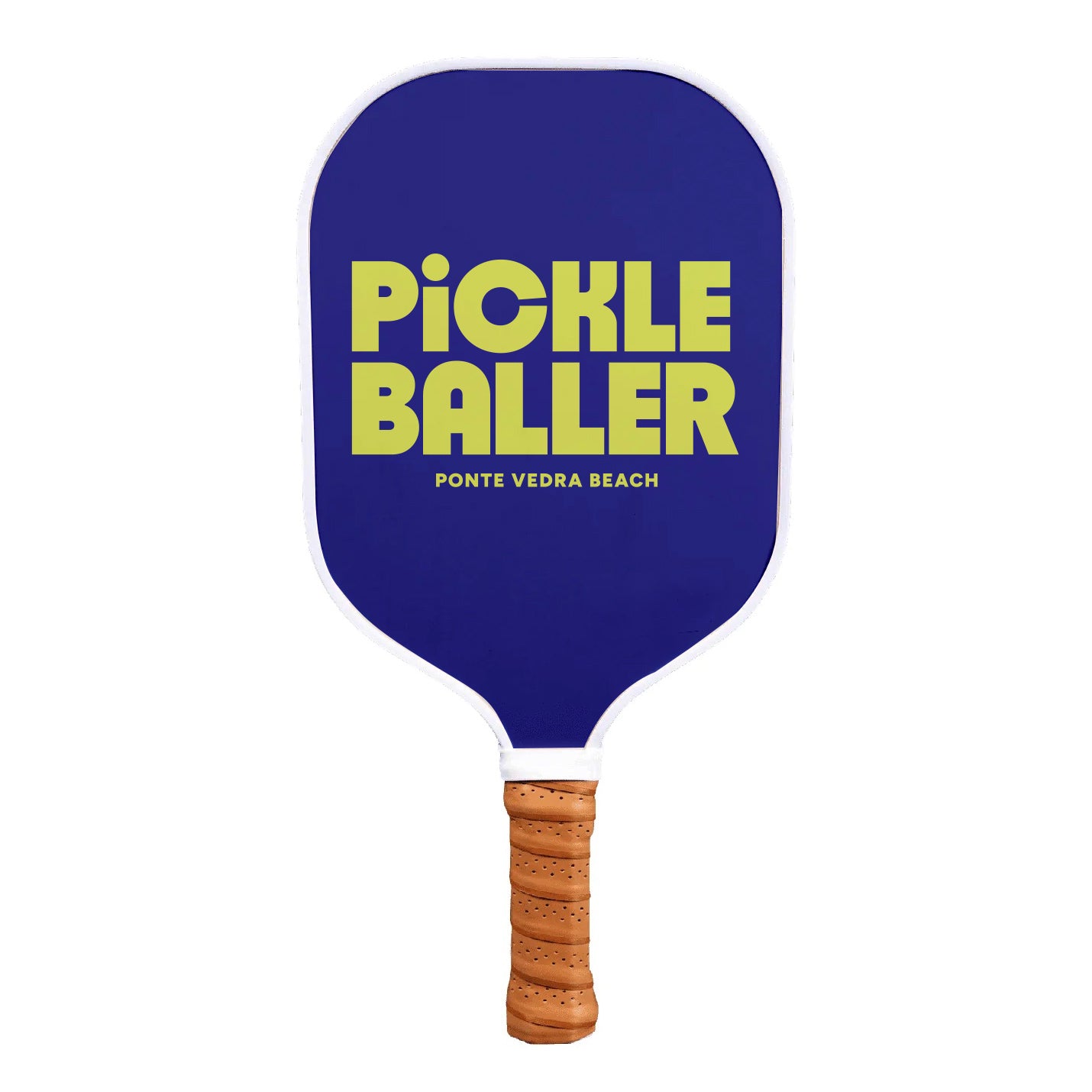 Socially Seri Pickleball Paddle - Blue/Lime Green