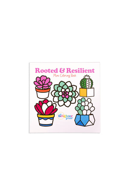 Rooted & Resilient Mini Coloring Book