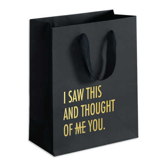 Thought Of Me (Black) Gift Bag