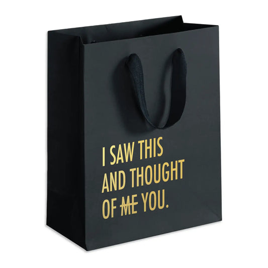 Thought Of Me Gift Bag - Black