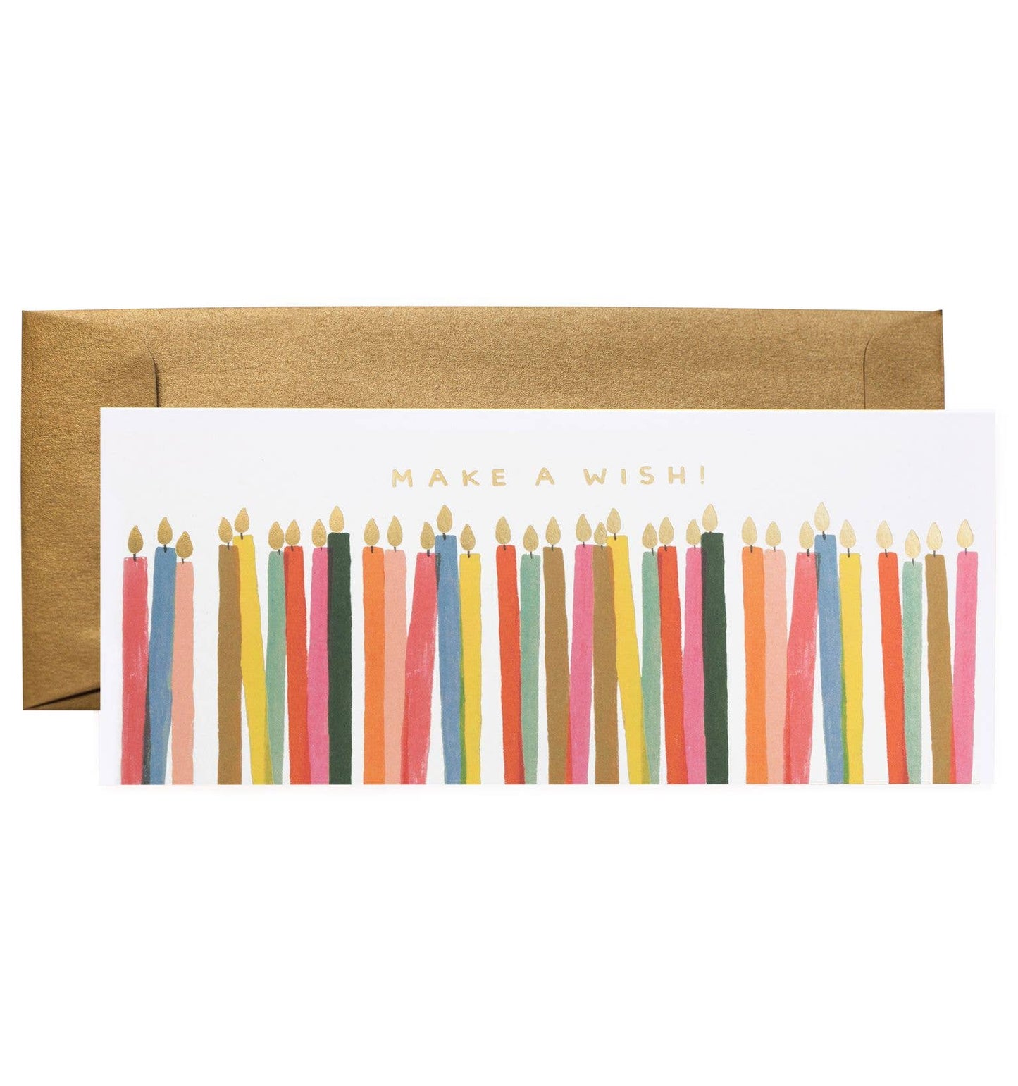 Make a Wish Candles Money Holder Card