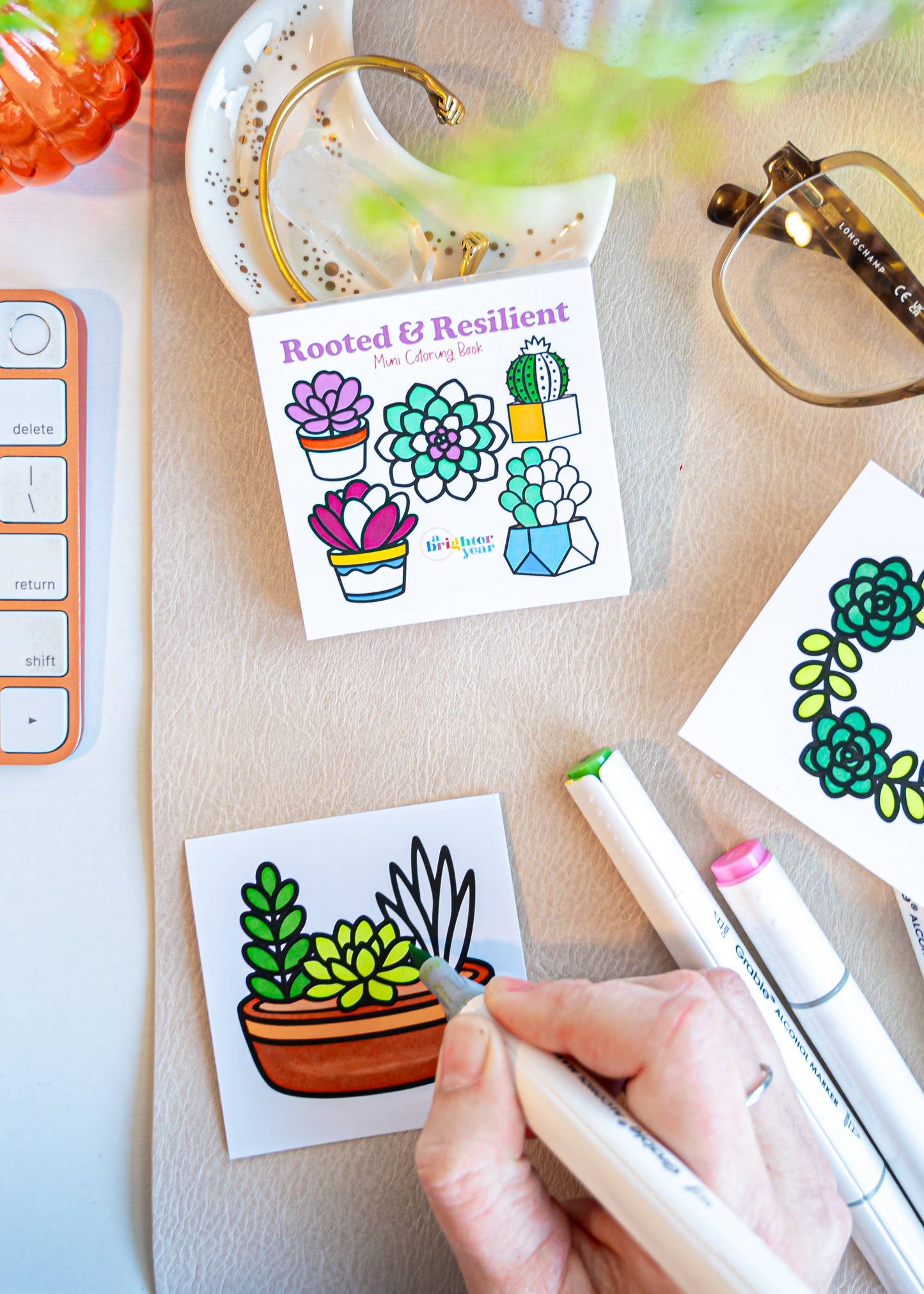 Rooted & Resilient Mini Coloring Book