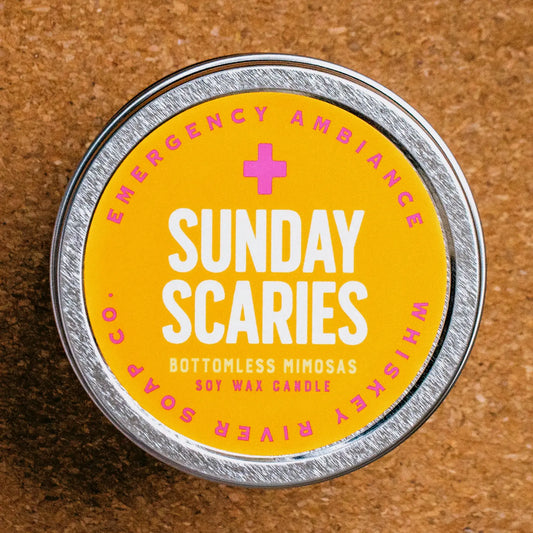 Sunday Scaries Emergency Ambiance Travel Candle Tin