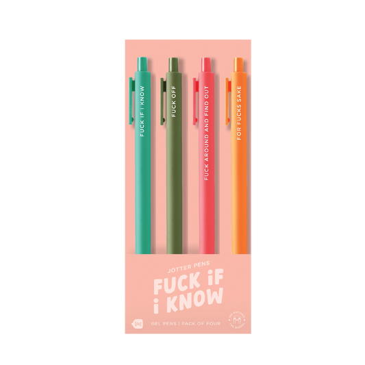 Jotter Pens Fuck If I Know