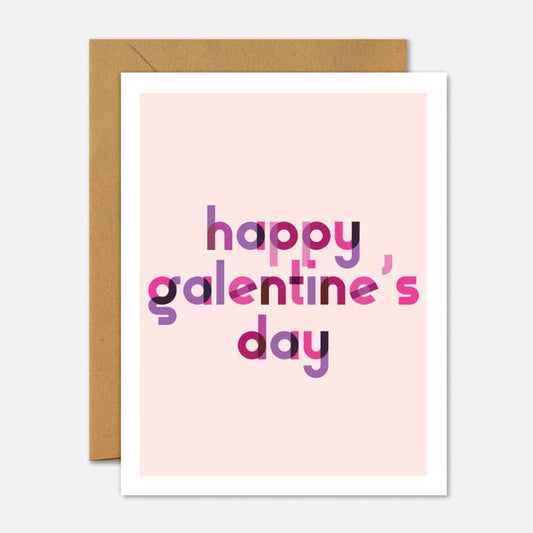 Happy Galentine's Day Retro - Galentine's Day Card