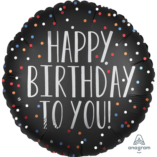 17" Happy Birthday To You Balloon