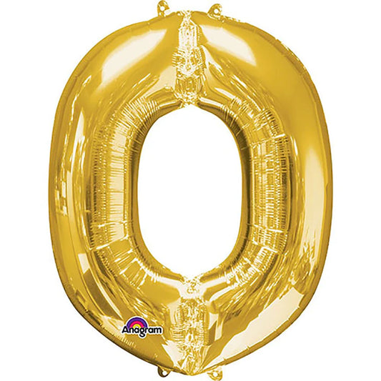 34" Anagram Gold Letter - O