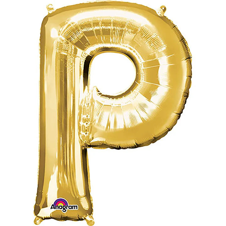 34" Anagram Gold Letter - P