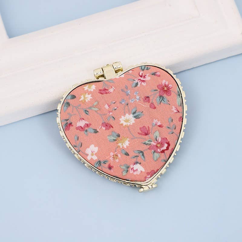 Compact Floral Handheld (Peach)