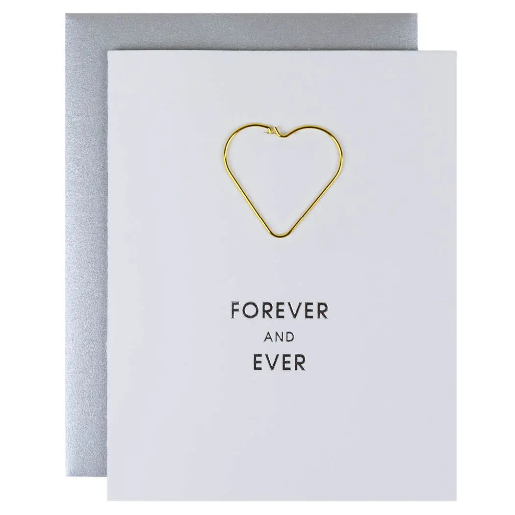 Forever and Ever - Letterpress Greeting Card