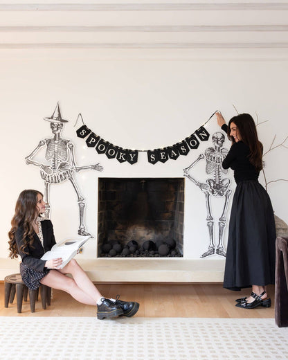 Spooky Season Lighted Banner