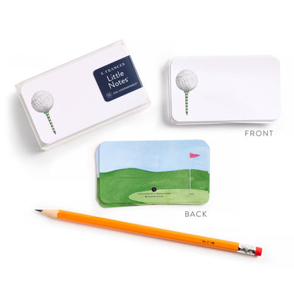 Golf Tee Little Note Cards