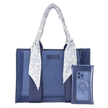 Navy Twilly Jelly Tote Bag