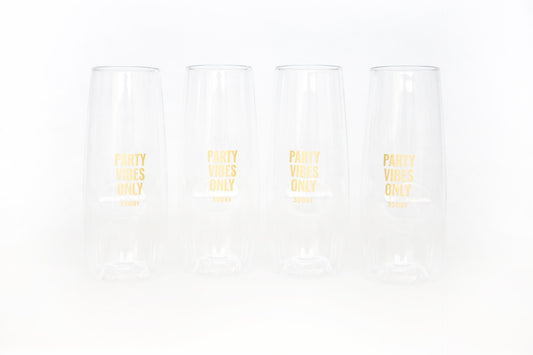 Shatterproof Champagne Glasses - Set of 4