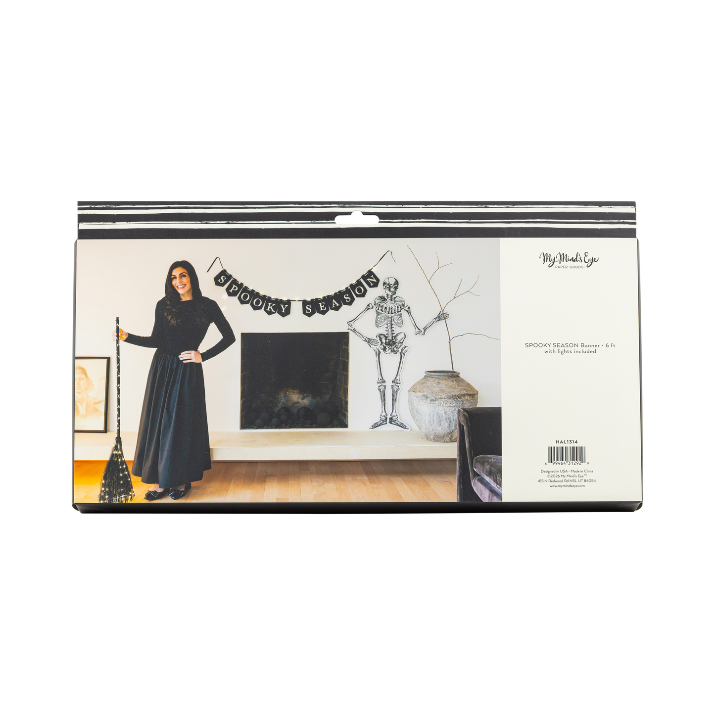 Spooky Season Lighted Banner