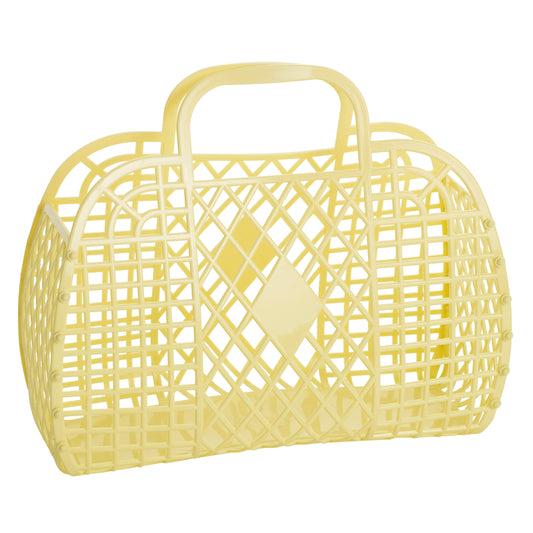 Retro Small Basket Jelly Bag - Primrose Yellow