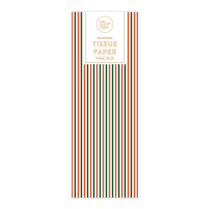 Holiday PinStripe Tissue Paper
