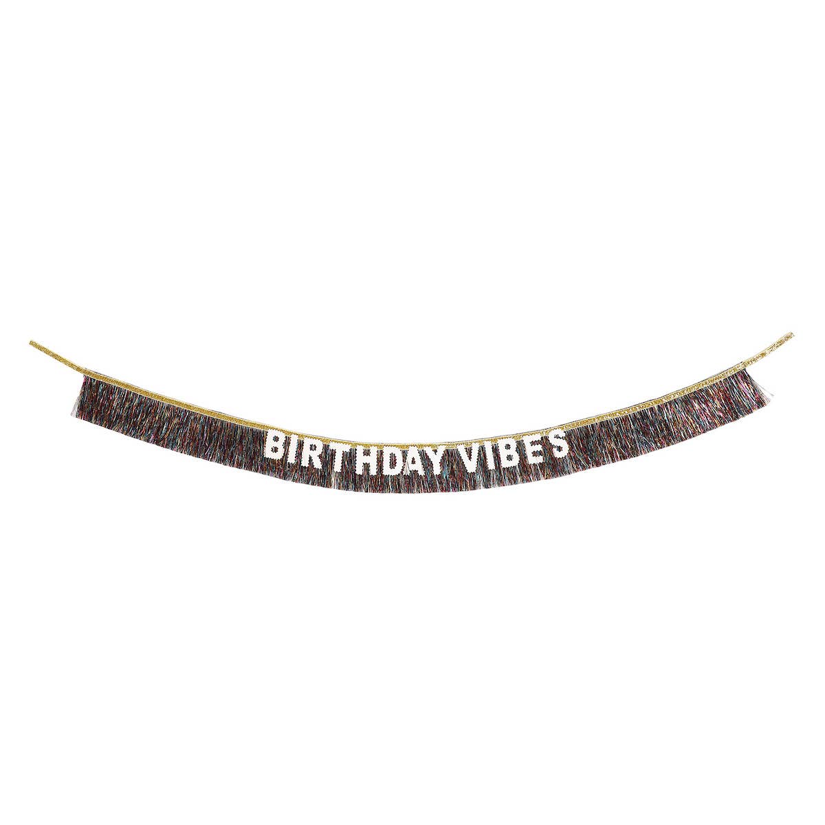 Birthday Vibes Forever Glitter Sash