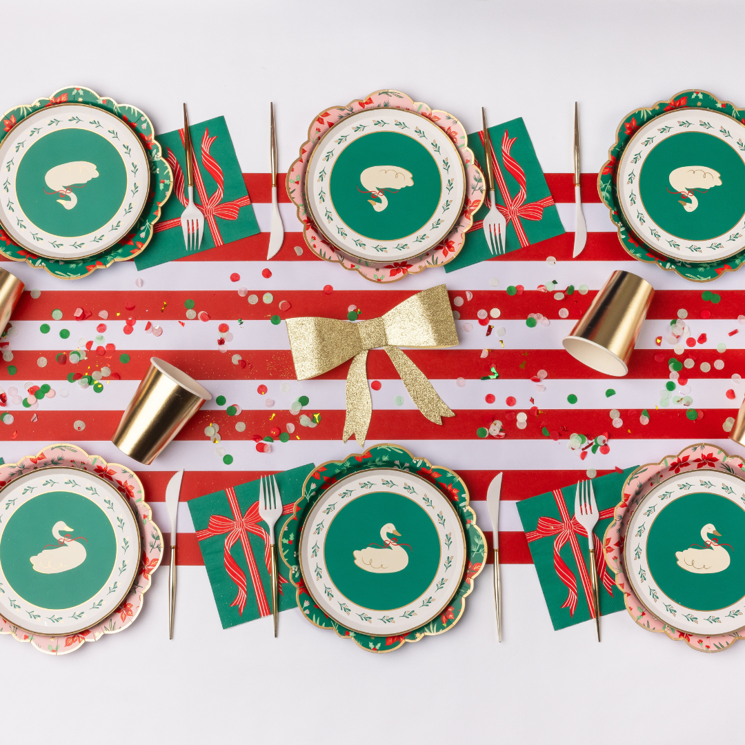 Red & Green Present Large Napkins