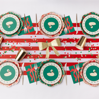 Red & Green Present Large Napkins