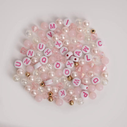 Holiday Snow Globe DIY Letter Bead Kit