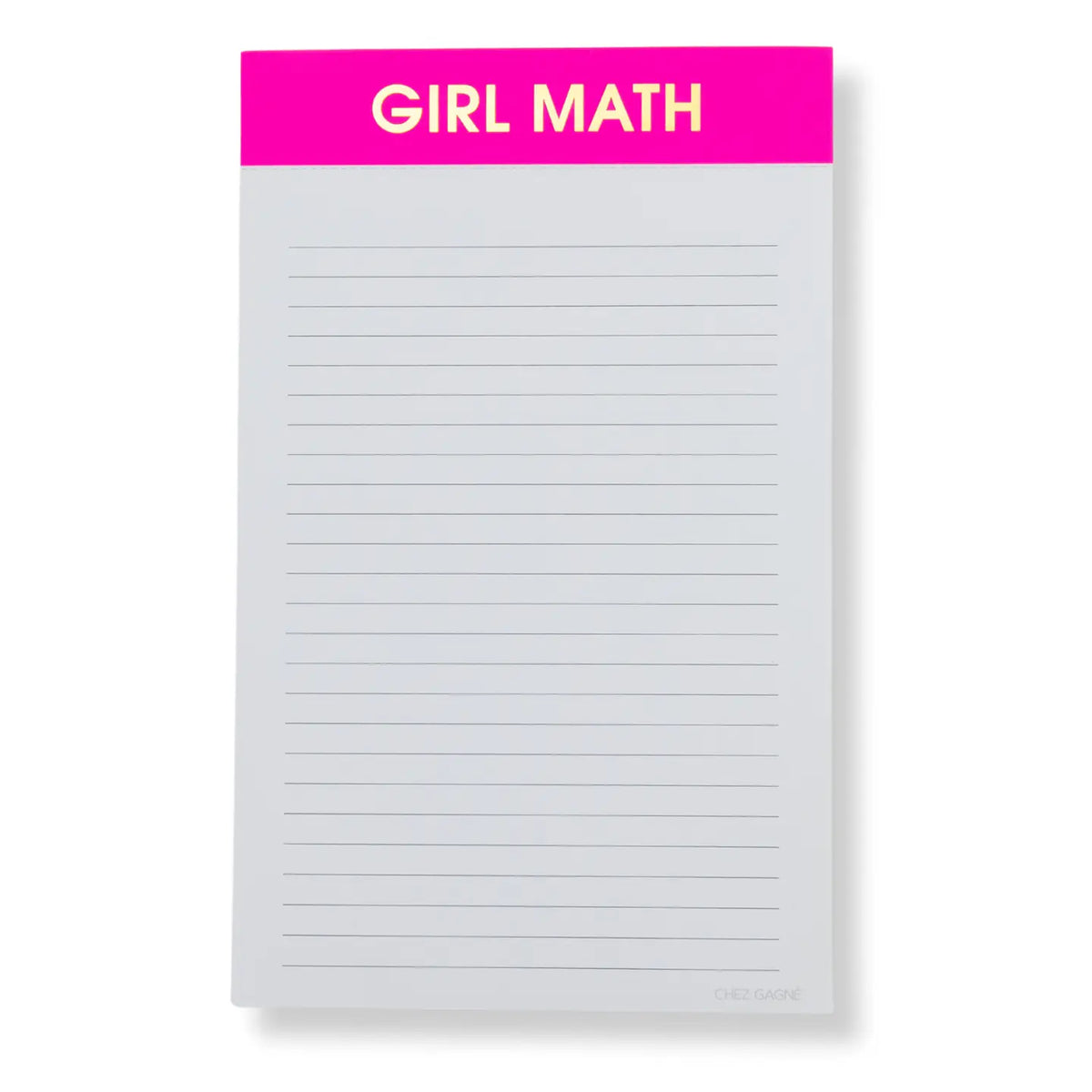 Girl Math - Notepad