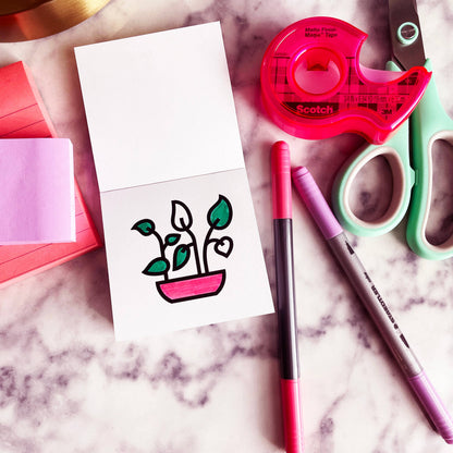 Birds Bugs and Botany Mini Coloring Book