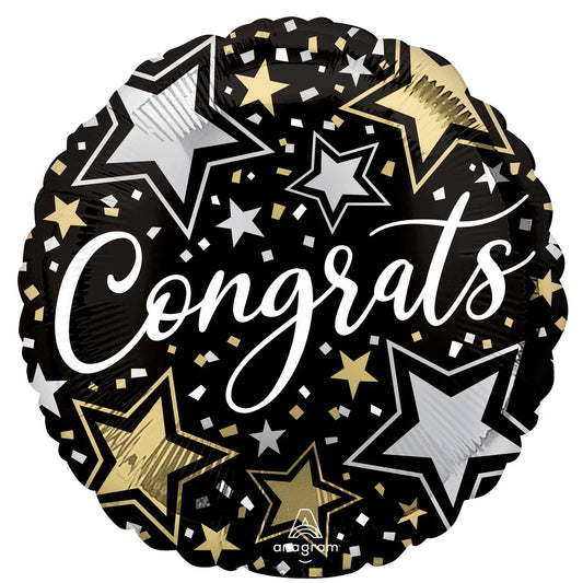 18" Congrats Stars Balloon