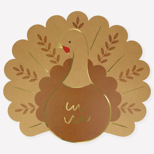Turkey Paper Placemats